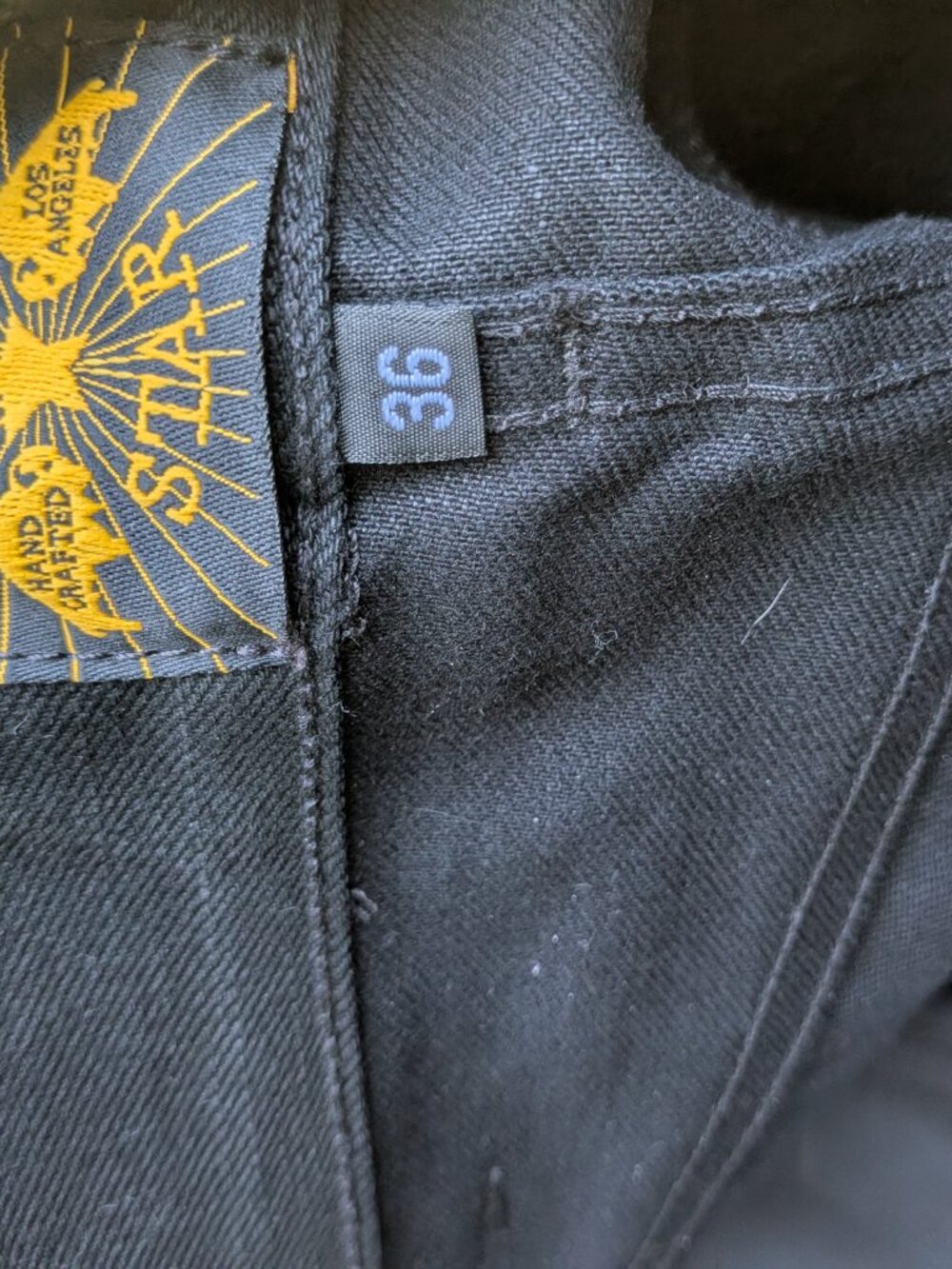 Brave Star Selvedge Denim Jeans Size 36 True Straight - Picture 2 of 12